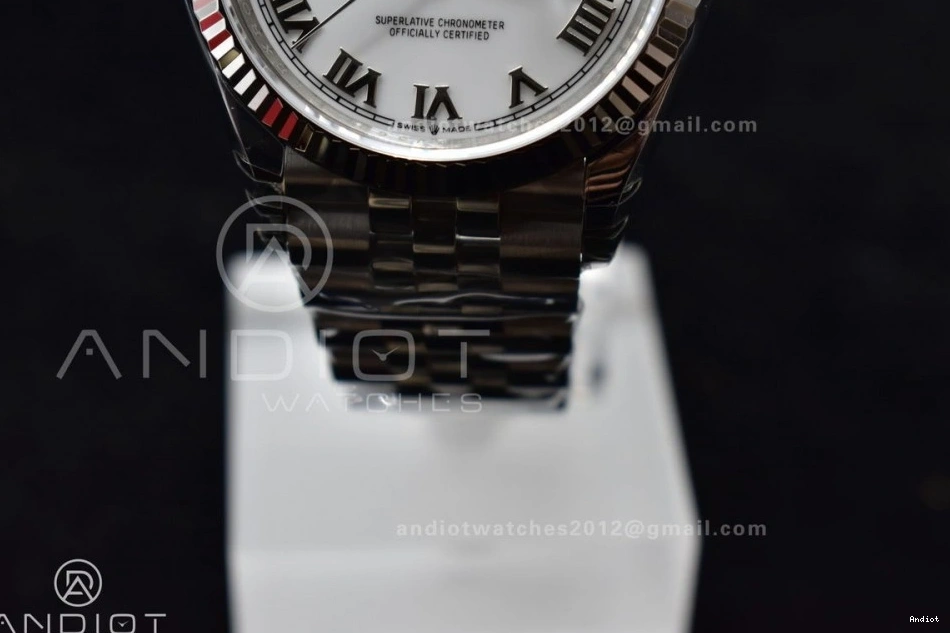 Bracelet SS VSF 126234 on Best Markers DateJust Edition White Jubilee 904L 1:1 Roman VS3235 36 Dial 0409